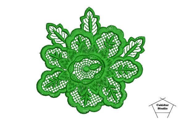 A Flower: Abstract Embroidery for Boutique Apparel
