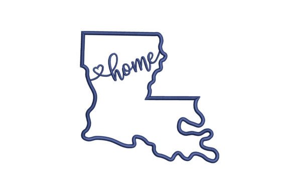 Louisiana USA State Embroidery Design Review