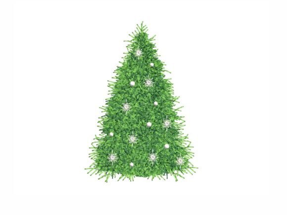 Review: Christmas Tree with Snowflakes Design