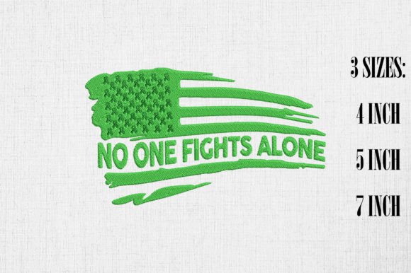 Review: Mental Health Awareness USA Flag Embroidery