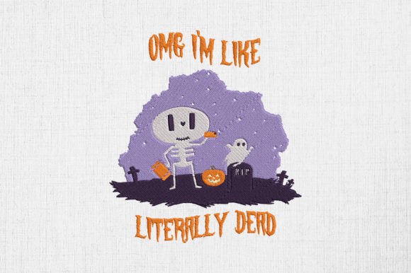 Review: OMG I m Like Literally Dead Skeleton Design