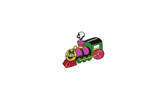 Train Embroidery Design Review for Etsy Sellers